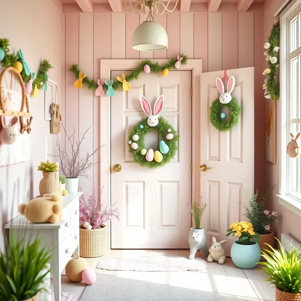 Adorable DIY Easter Bunny Door Decorations: Unleash Your Creativity