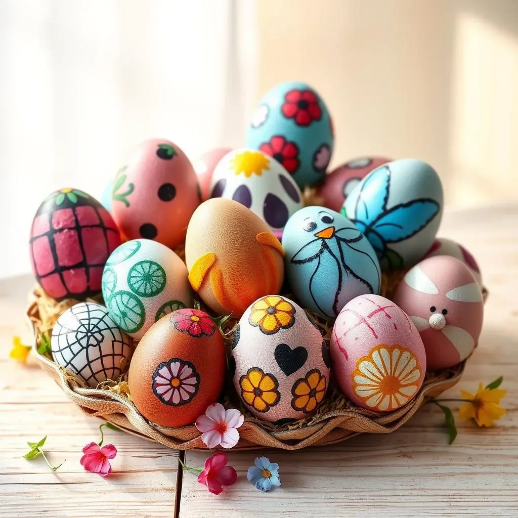 Creative Ideas for Your Wax Decorated Easter Eggs