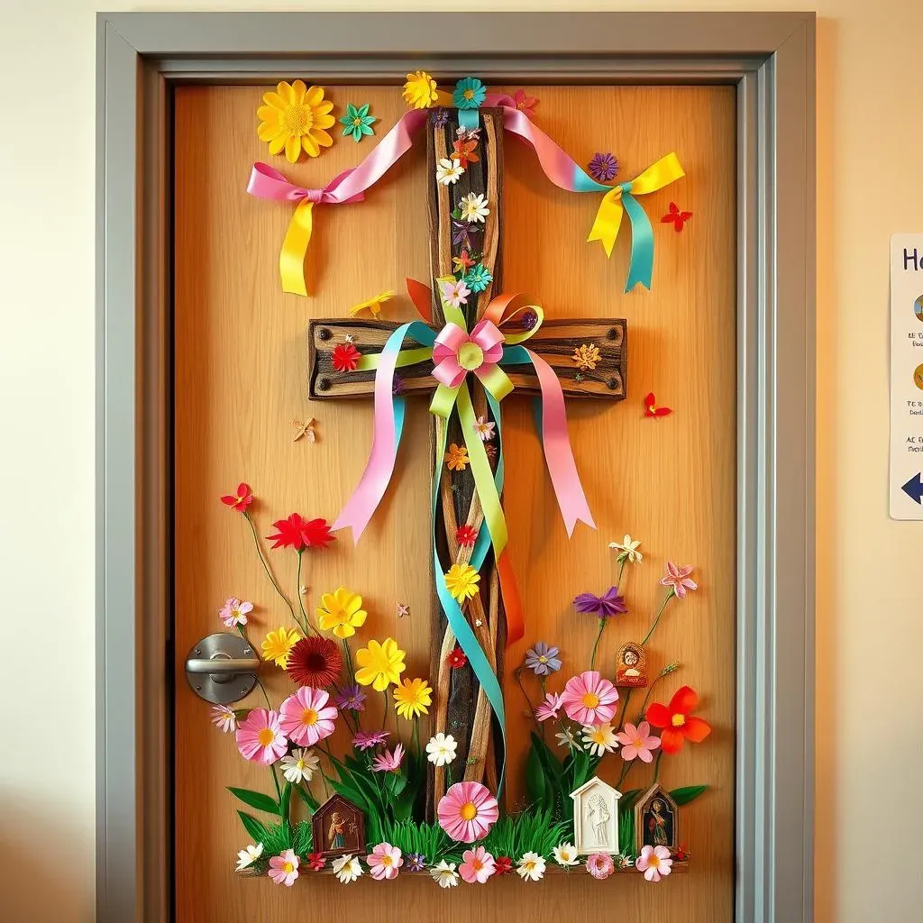 Creative Religious Easter Classroom Door Decoration Ideas