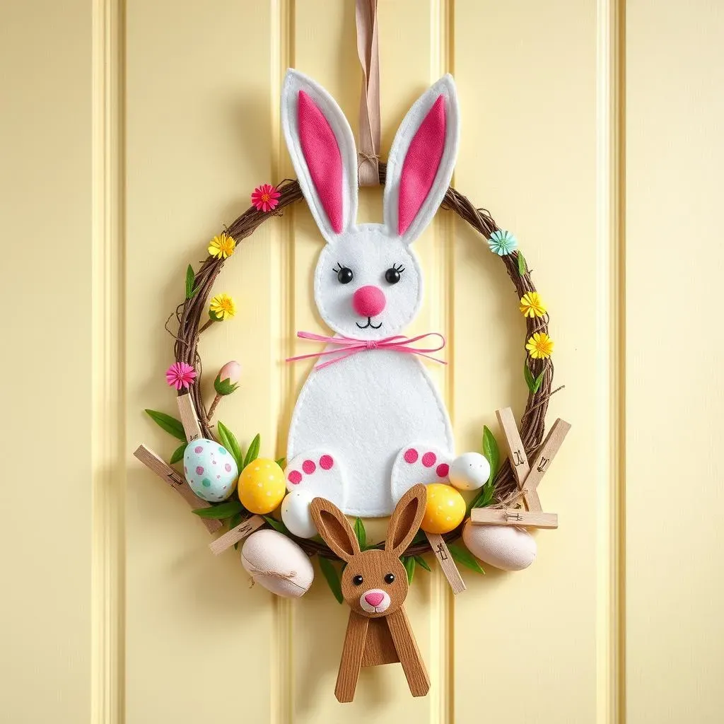 DIY Delight: Crafting Your Own Cute Easter Door Decorations