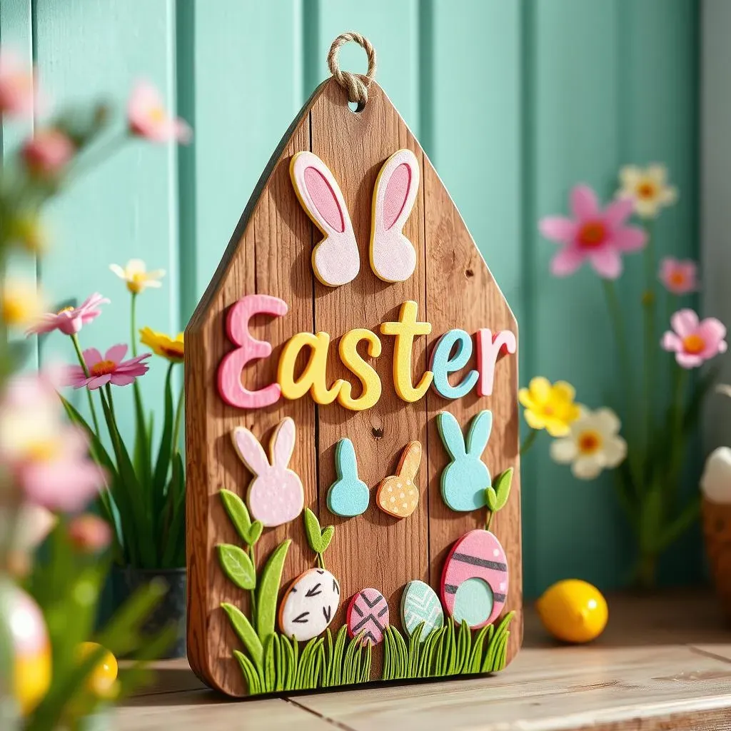 DIY Happy Easter Door Signs: Unleash Your Creativity