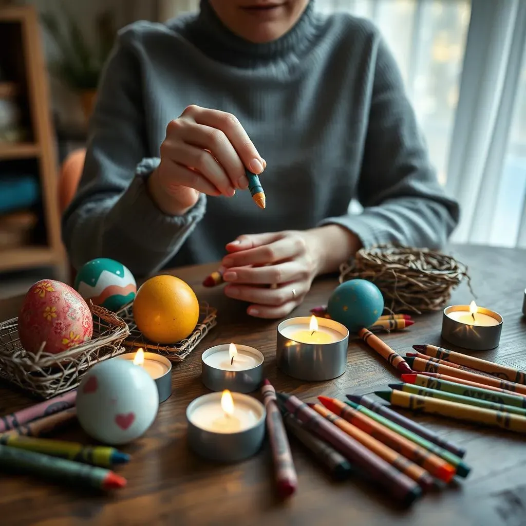 Gathering Your Supplies for Easter Egg Wax Decorating