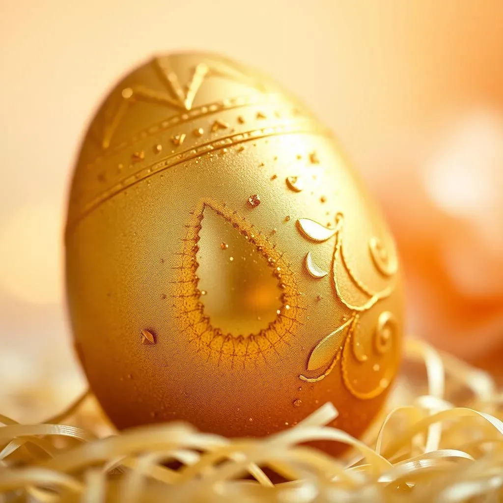 Golden Easter Eggs: Adding a Touch of Glamour