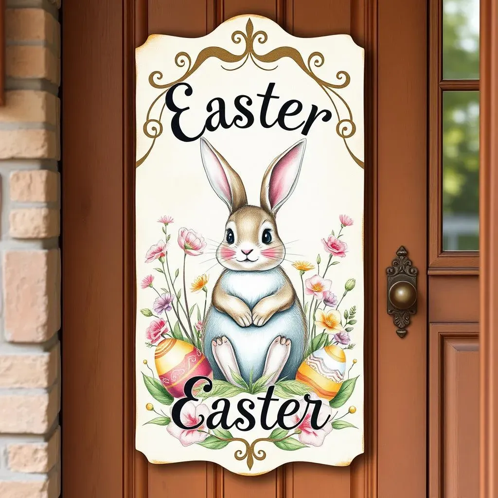 Happy Easter Door Sign Ideas: Inspiration for Your Spring Decor