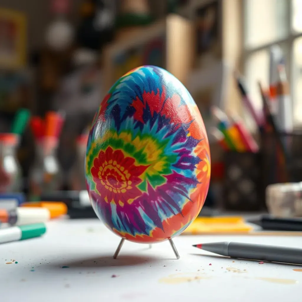 How to TieDye Easter Eggs with Sharpies