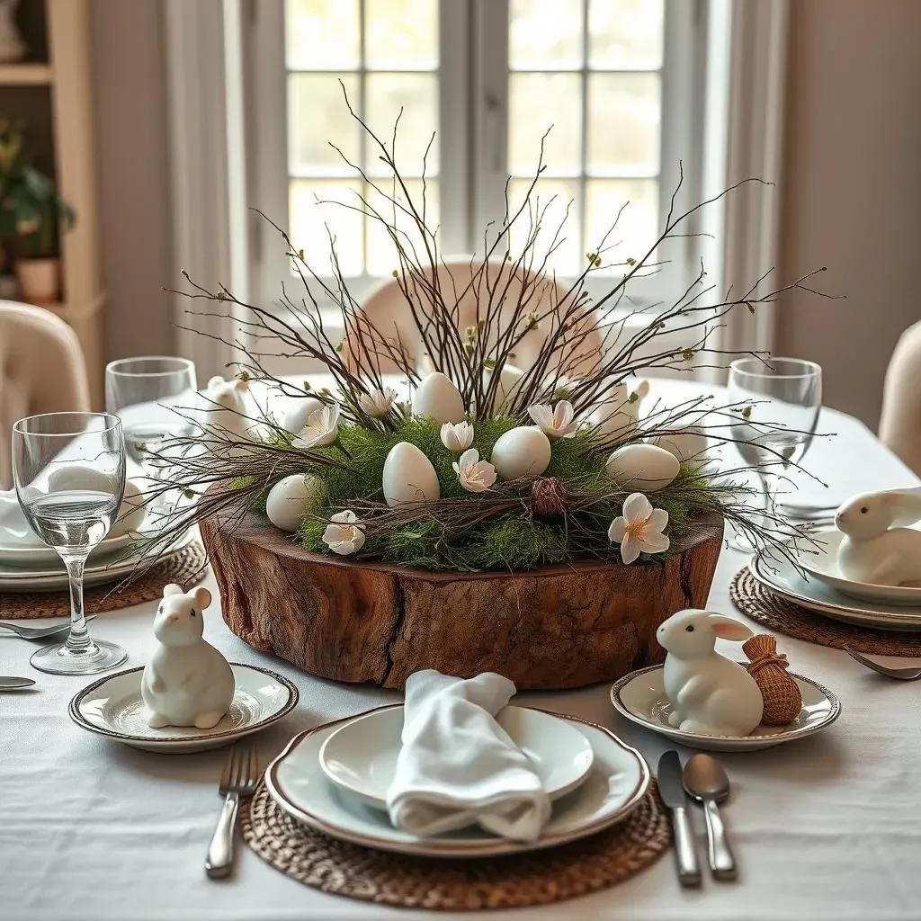Rustic and Elegant Easter Table Decor Ideas