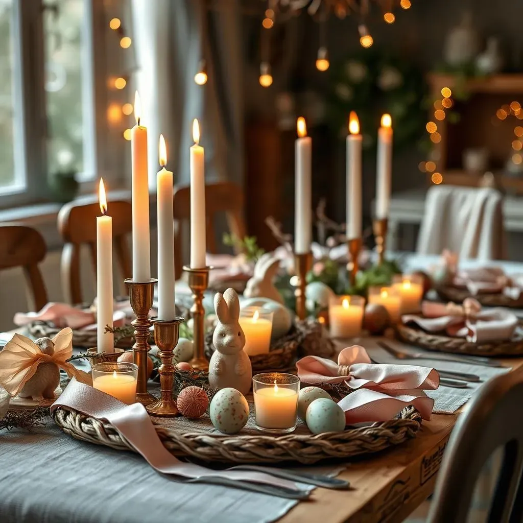 Setting the Mood: Lighting, Colors, and Finishing Touches for a Rustic Easter Table