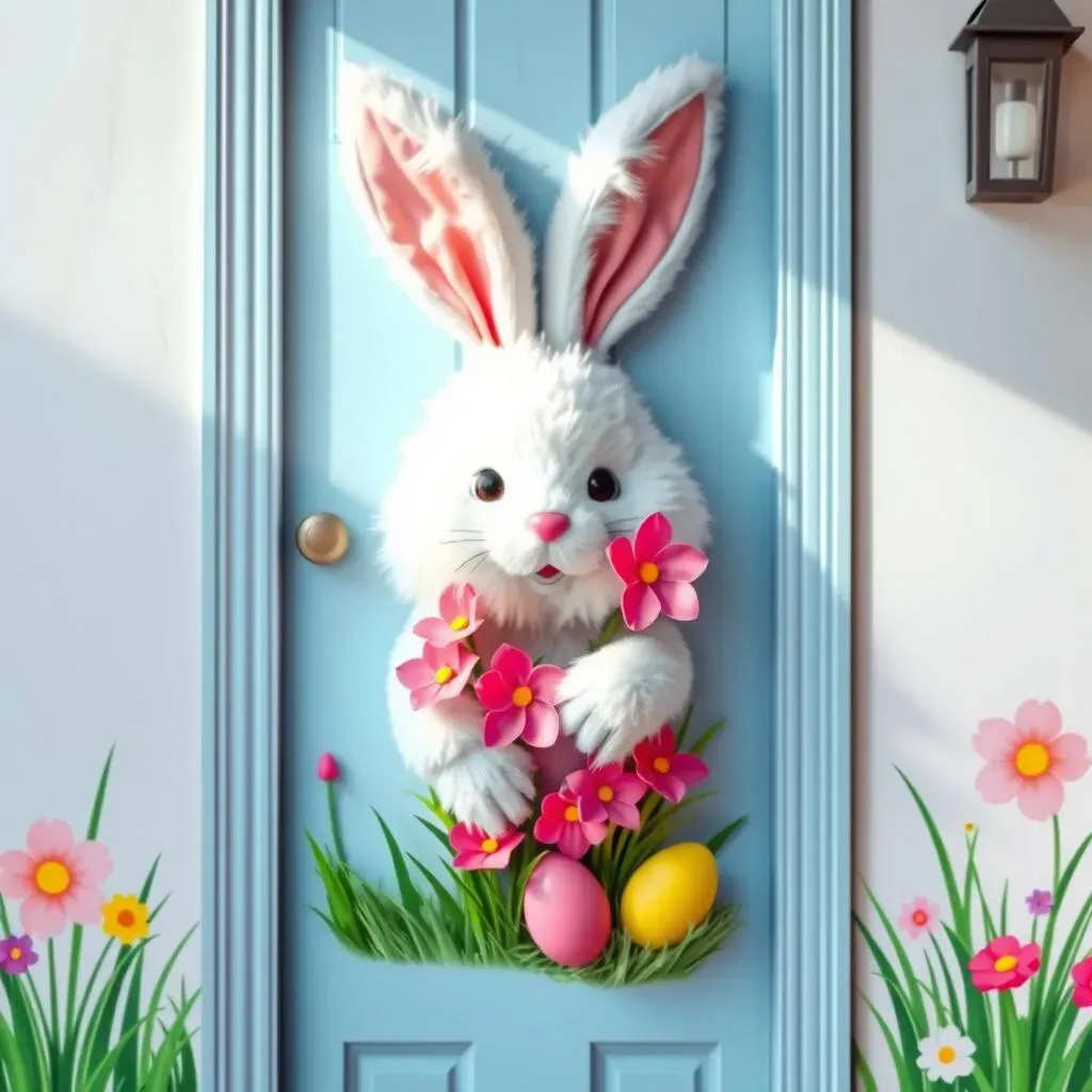 ShopBought Solutions: The Easiest Easter Bunny Door Decor