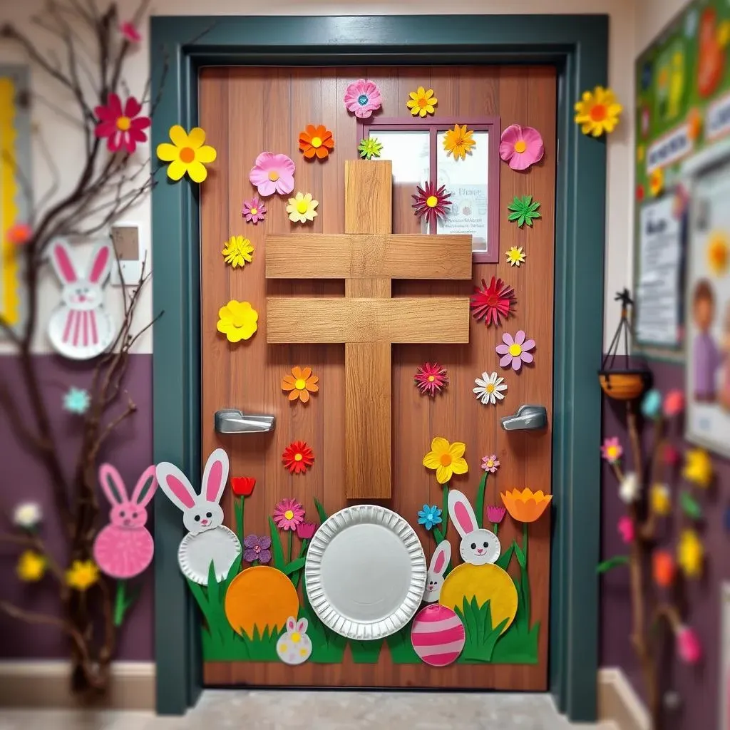 Simple & BudgetFriendly Religious Easter Classroom Door Decorations