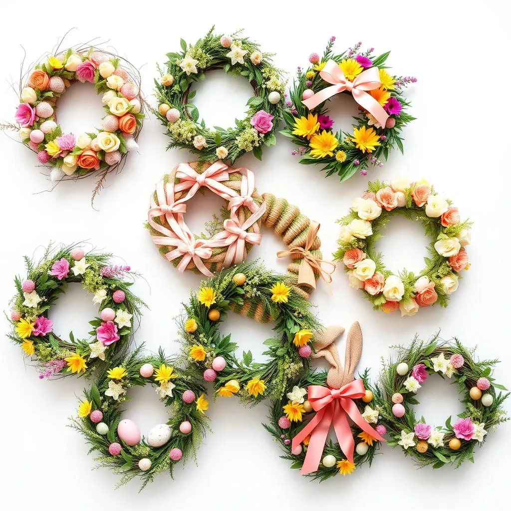 Stunning StoreBought Front Door Easter Wreath Options