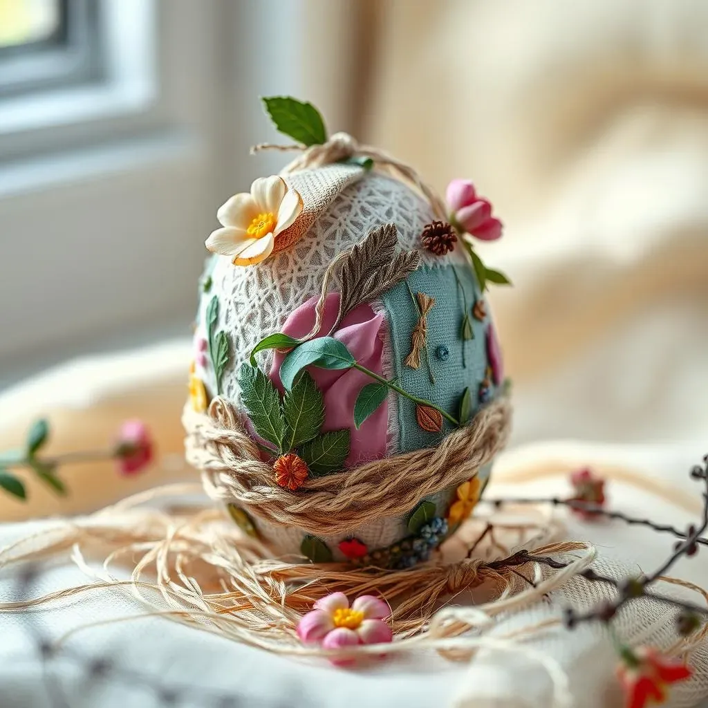 Unique Material Embellishments for Adult Easter Egg Decorating