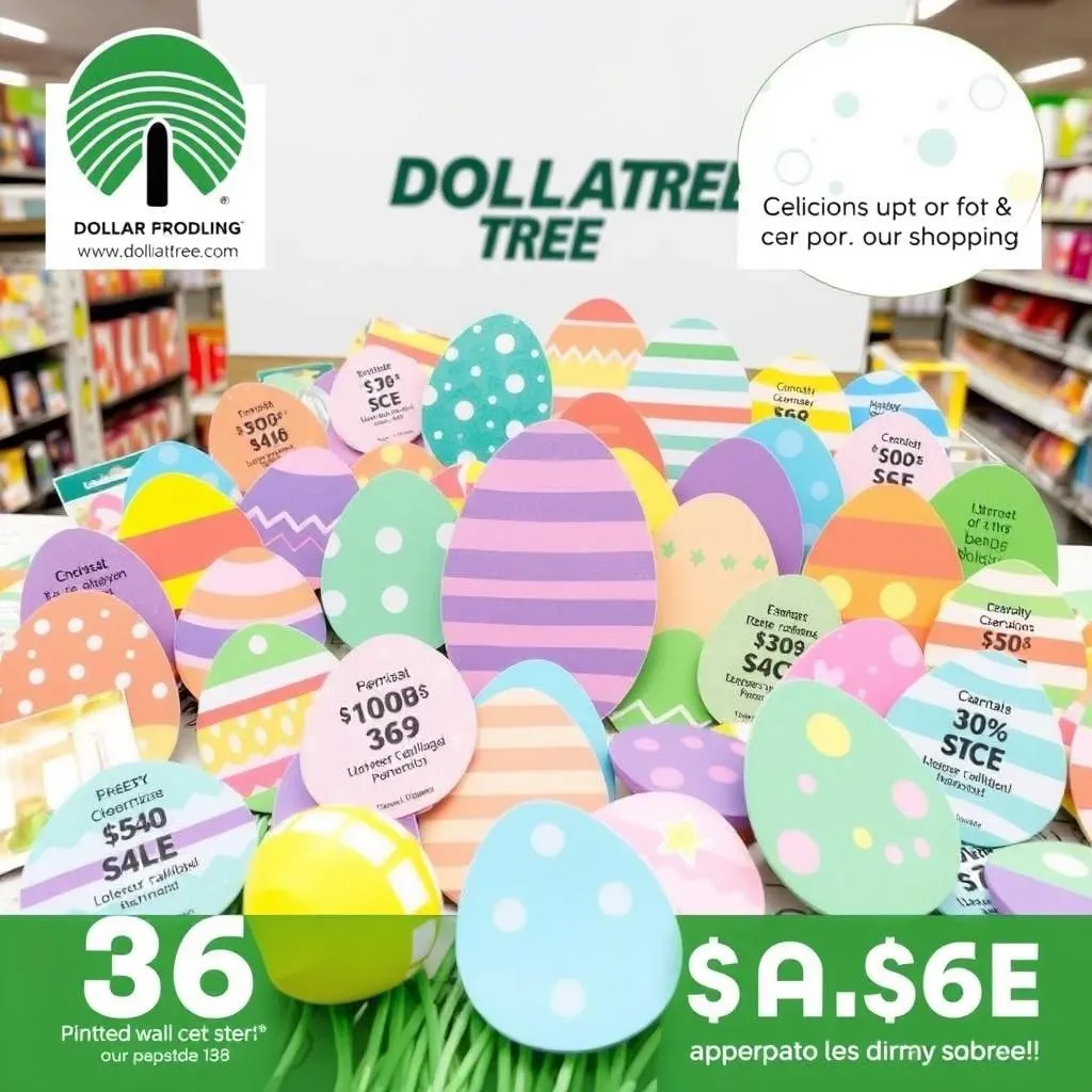 Where to Buy and How to Maximize Your Dollar Tree 36 Egg Shaped MDF Printed Easter Wall Decor